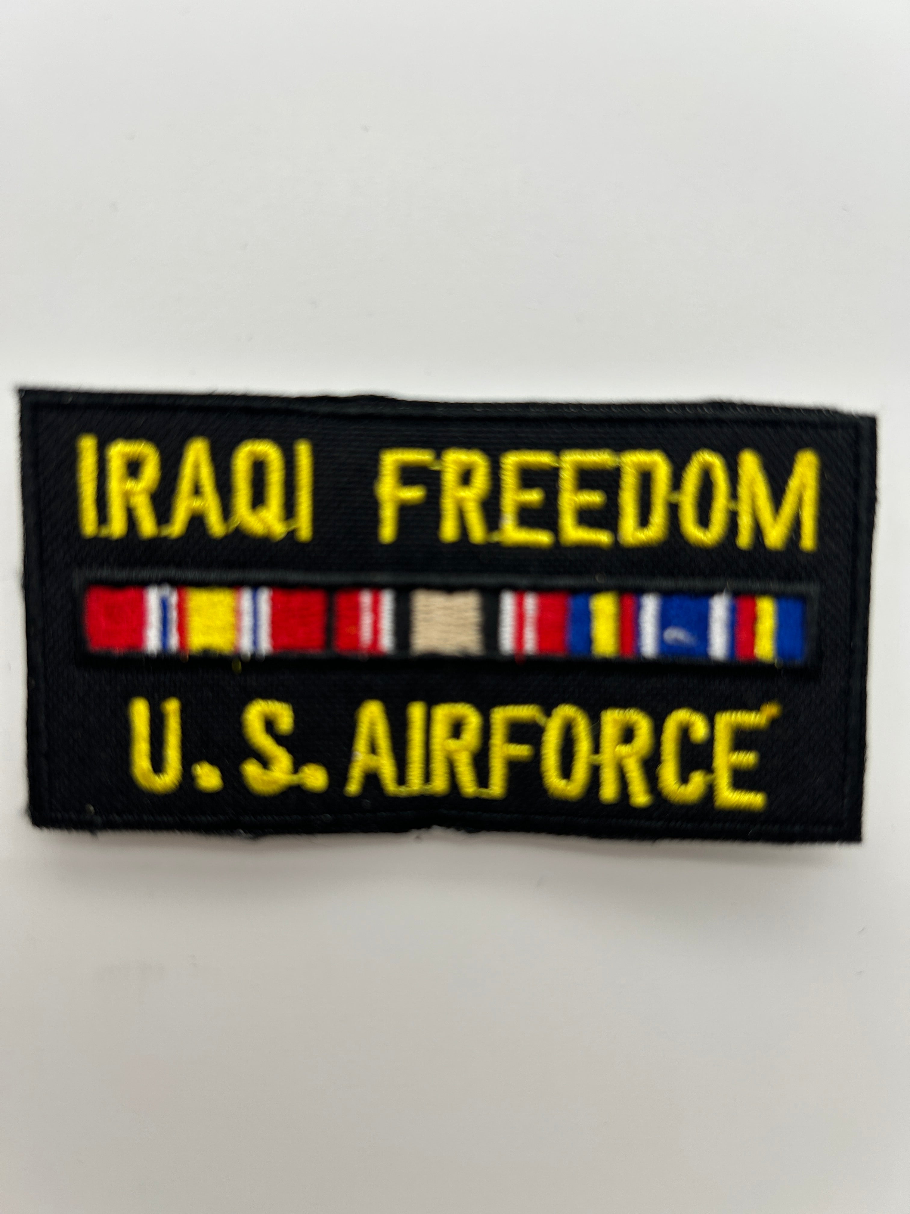 US Air Force: Iraqi Freedom Service Ribbon Black Military Patch | Military Hats & Pins