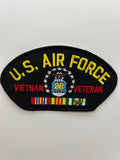 US Air Force: Vietnam Veteran Service Ribbon Black Arch Military Patch | Military Hats & Pins