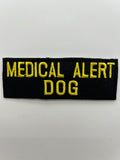 US Veteran: Medical Alert Dog Black Military Patch | Military Hats & Pins