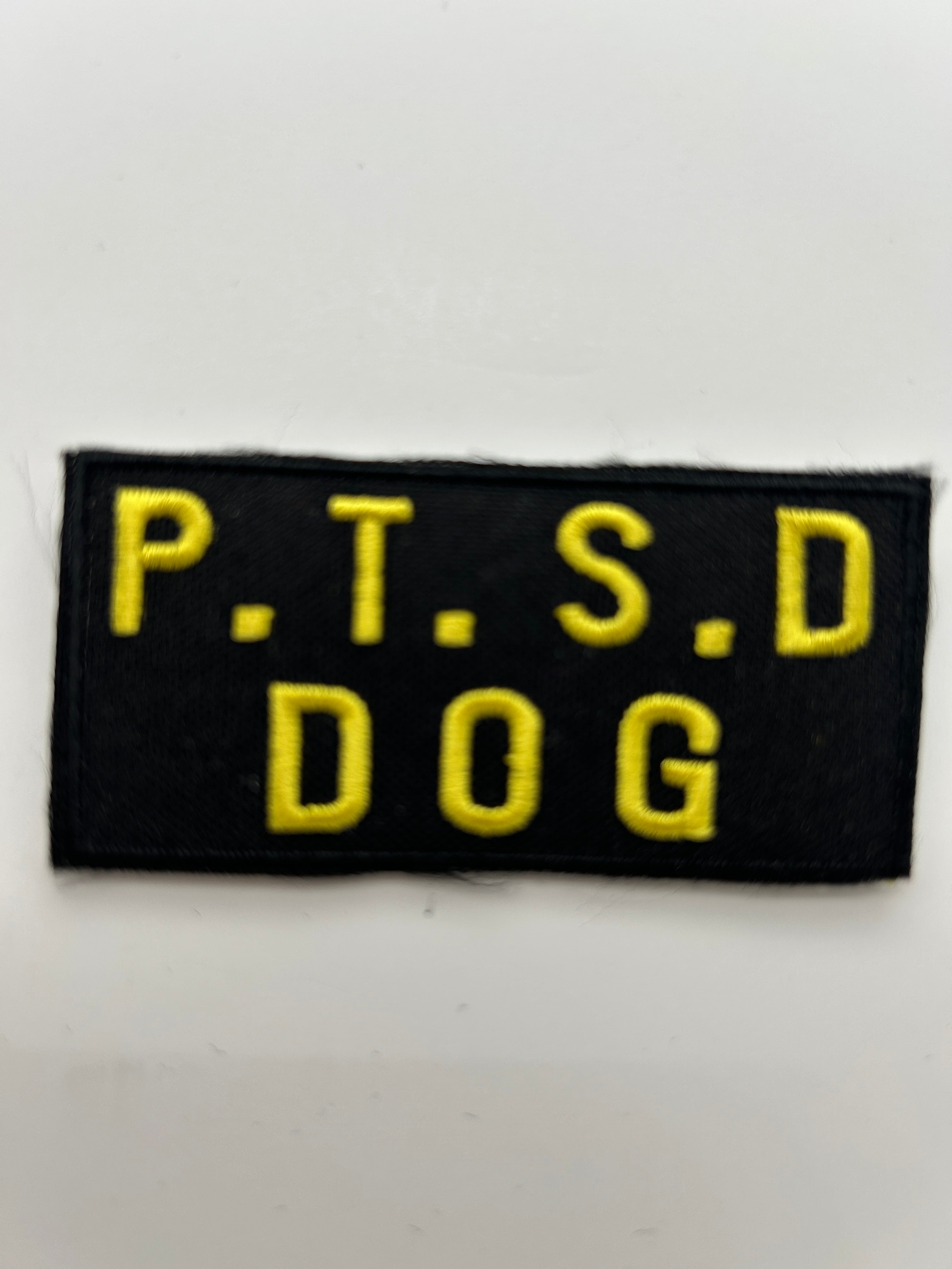 US Veteran: P.T.S.D Dog Black Military Patch | Military Hats & Pins