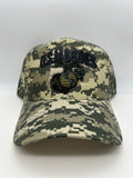 US Marines Corps - US Marines Camouflage Embroidered Military Cap - Adjustable One Size | Military Hats & Pins