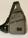 Crossbody Bag: Military Utility w/ Pockets Regular Olive Green Crossbody Bag | Military Hats & Pins