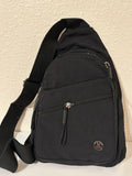 Crossbody Bag: Military Utility w/ Pockets Regular Black Crossbody Bag | Military Hats & Pins