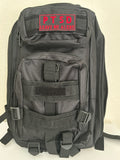 Tactical Military Bag: Black w/ PTSD Leave Me Alone Velcro Patch Military Utility Backpack 18”x9”| Military Hats & Pins