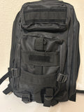 Tactical Military Bag: Black Military Utility Backpack 18”x9”| Military Hats & Pins