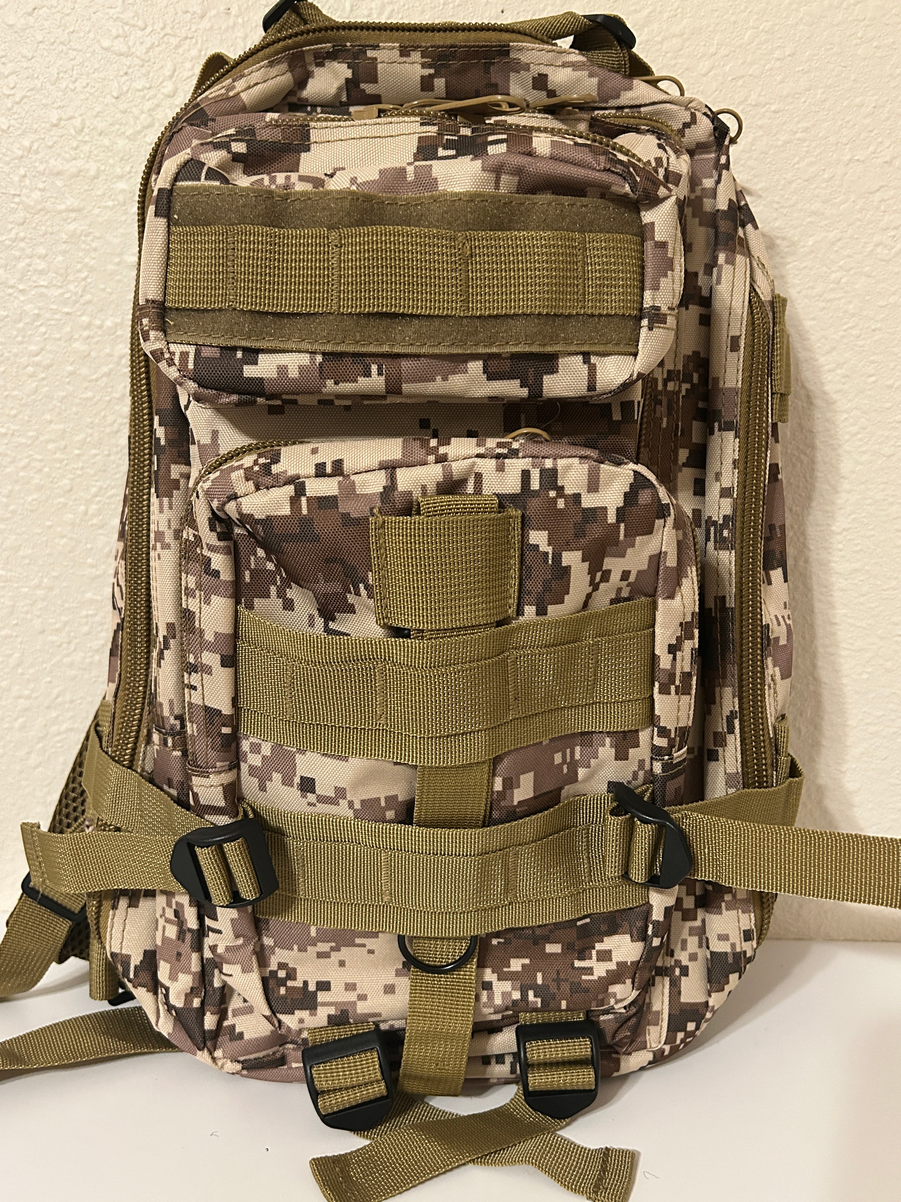 Tactical Military Bag: Camouflage Military Utility Backpack 18”x9”| Military Hats & Pins