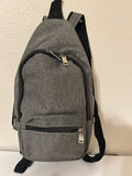 Small Canvas Backpack : Gray Military Utility Backpack | Military Hats & Pins