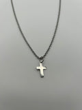 Jewelry: Stainless Steel Rope Chain, Crucifix Soldier's Protection Cross Pendant Necklace | Military Hats & Pins (Copy)