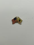 US Army Crossed Flags Lapel Pin American Flag 1775 Emblem | Military Hats & Pins