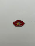 USMC Marine Corps Retired Lapel Pin Red Enamel | Military Hats & Pins