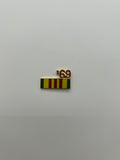 Vietnam Service Medal Ribbon Pin with '69 | Military Hats & Pins