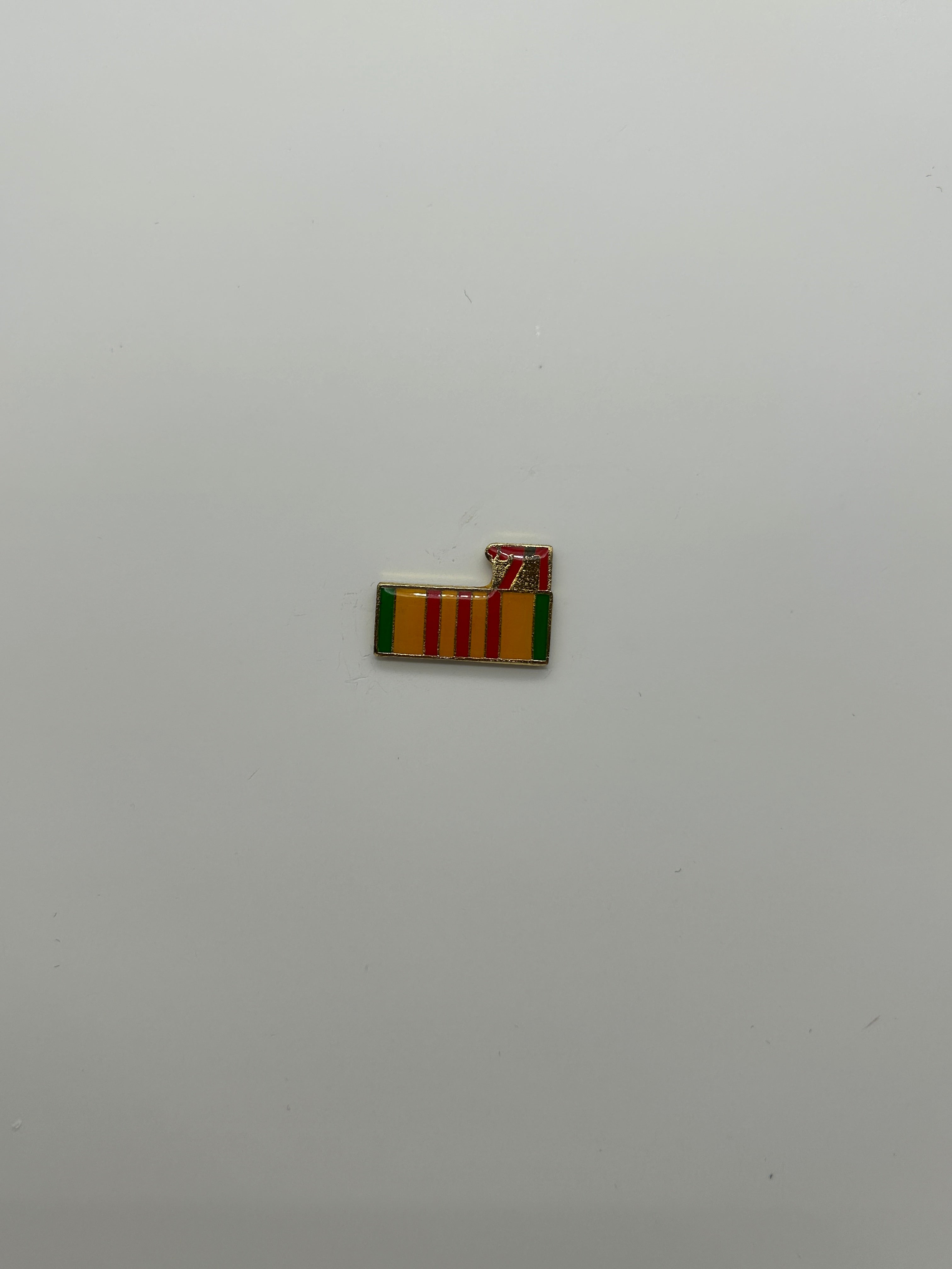 Vietnam Service Medal Ribbon Pin with '71 | Military Hats & Pins