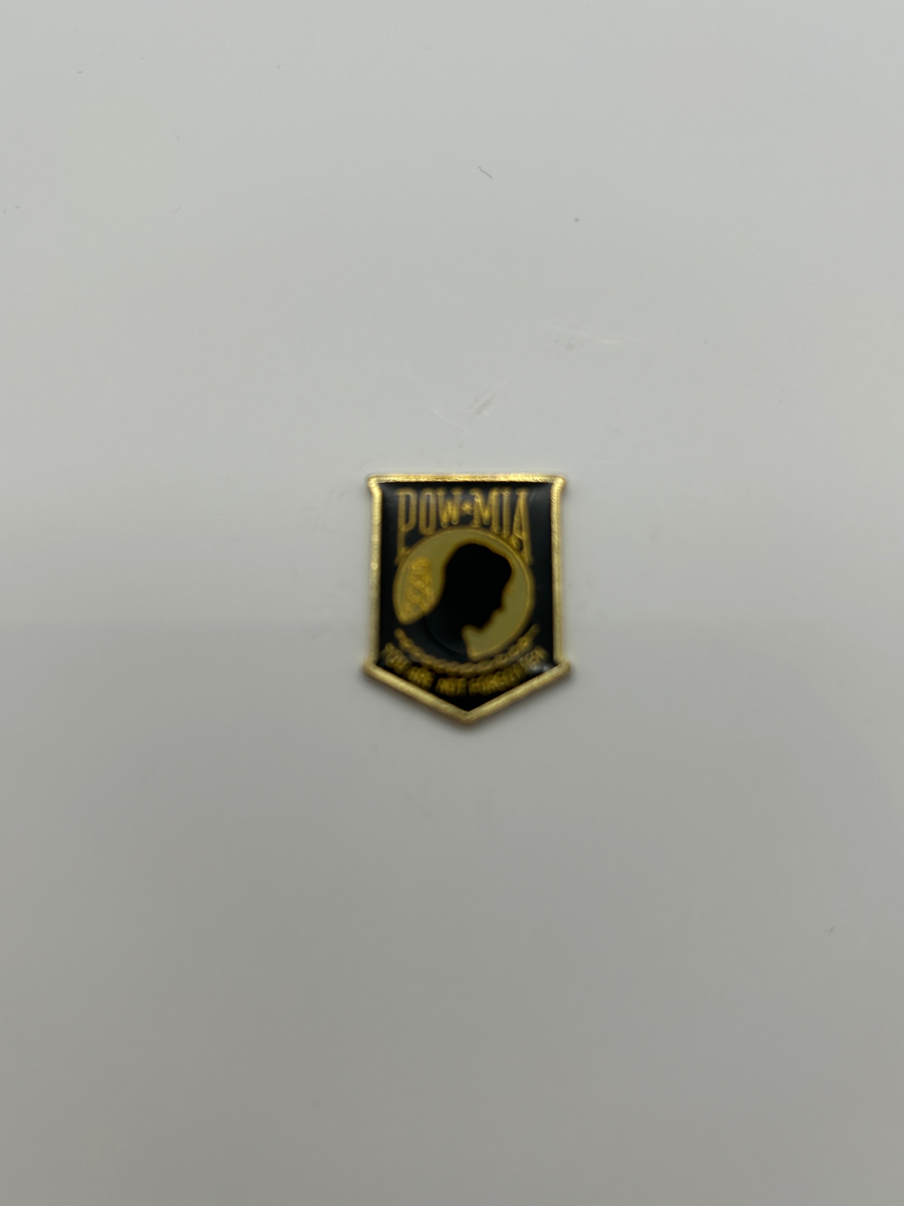 POW MIA Pin You Are Not Forgotten Hat Pin | Military Hats & Pins