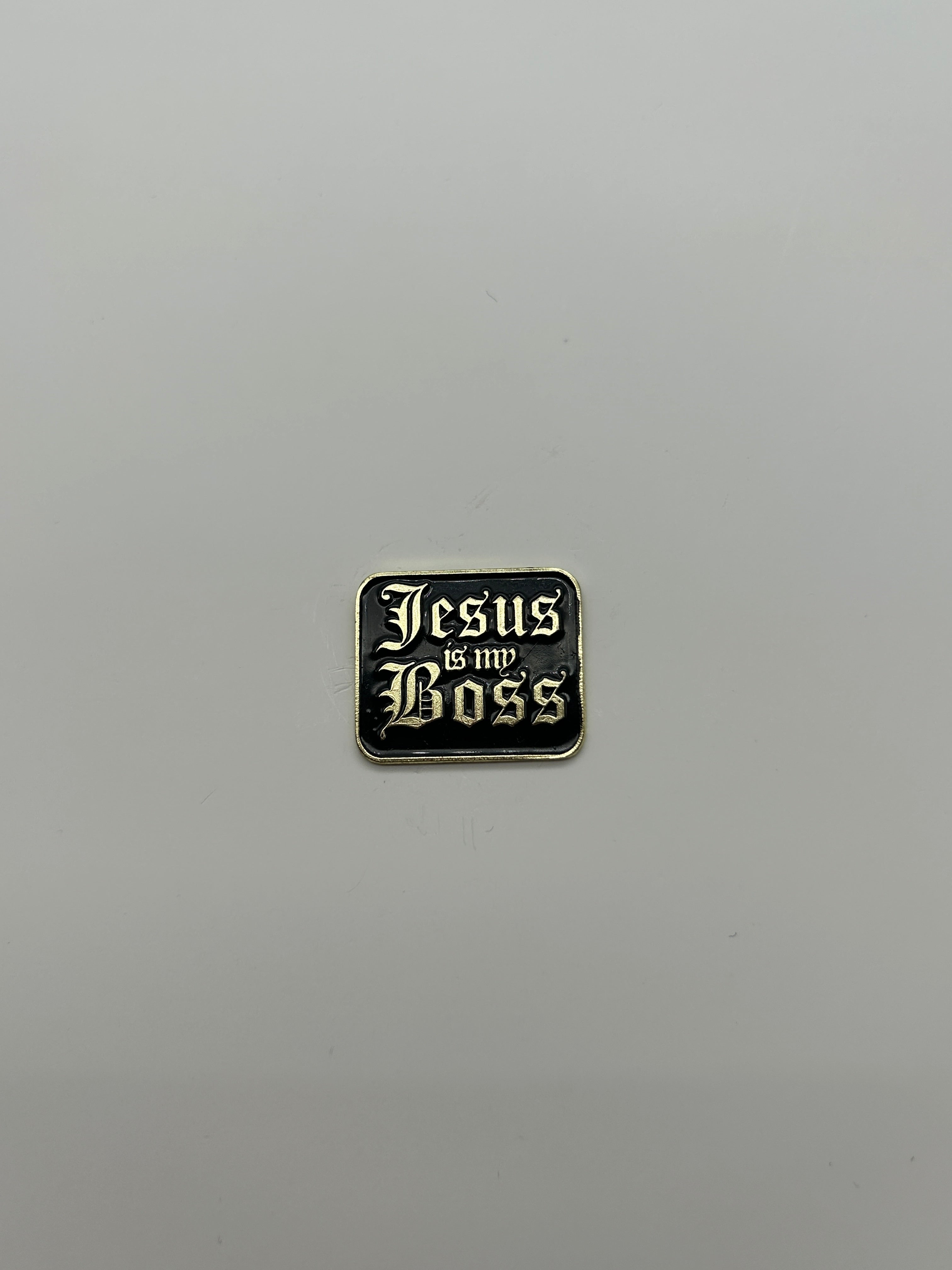 Jesus Is My Boss Lapel-Hat Pin | Military Hats & Pins