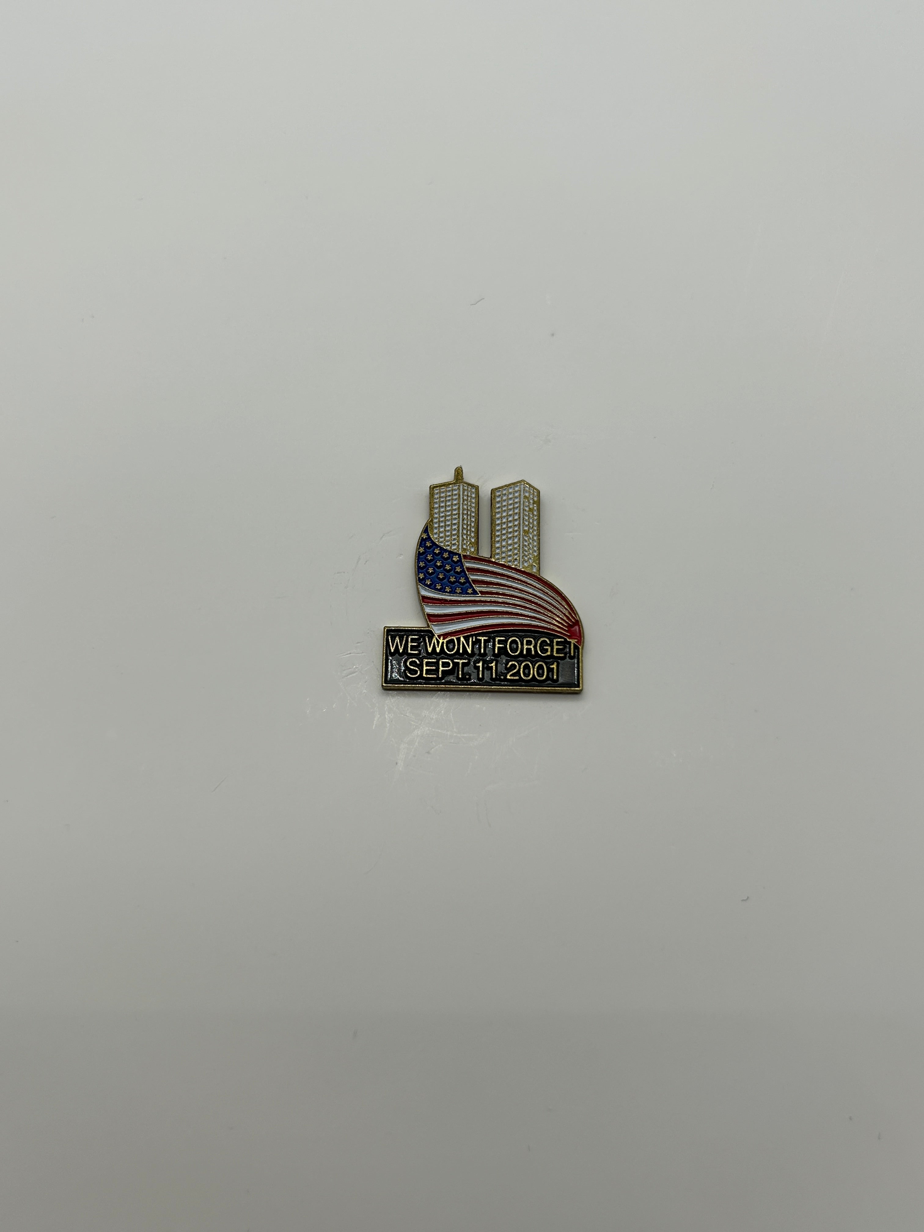 September 11 2001 We Won't Forget Hat Pin | Military Hats & Pins