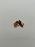 American & Texas Flag Hat Pin | Military Hats & Pins