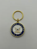 Military Key Chain: United States Navy Gold Plated Chain | Military Hats & Pins