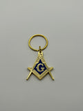 Mason Gold Plated Key Chain | Military Hats & Pins