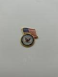 US Navy with Flag Hat Pin | Military Hats & Pins