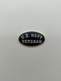 U.S. Navy Veteran Enamel Lapel Pin | Military Hats & Pins