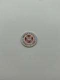 US Coast Guard White/Red Enamel Lapel-Hat Pin | Military Hats & Pins