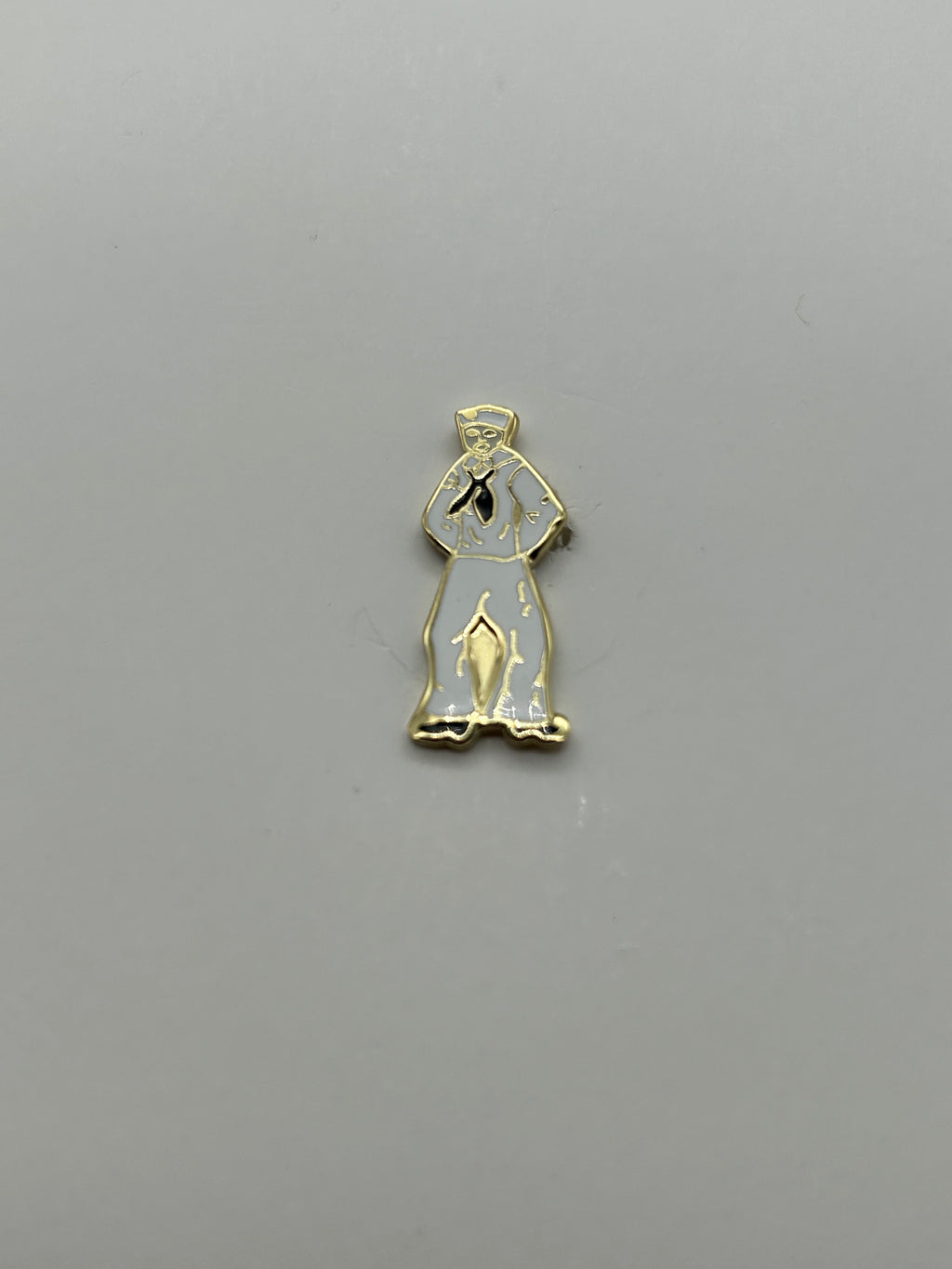 Sailor Gold/White Pin | Military Hats & Pins