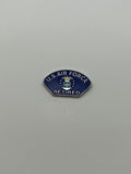 US Air Force Retired Lapel Pin USAF Seal Blue Enamel | Military Hats & Pins