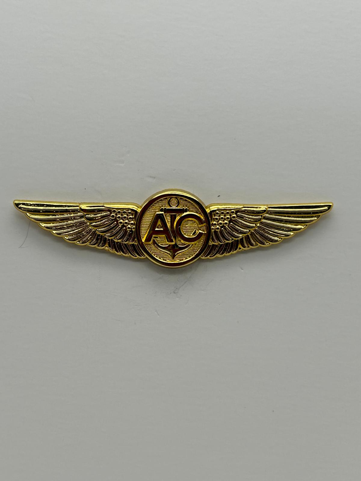 X-Large Naval Air Crew Wings 2 3/4 Hat Pin | Military Hats & Pins