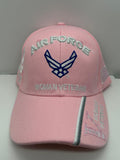 US Air Force Veteran Pink Hat, Air Force Seal Patch Cap - Hat | Military Hats & Pins