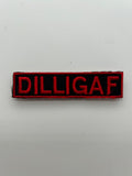 US Military Tabs and Tiny Logo 1 1/2 : DILLIGAF Red Tab | Military Hats & Pins
