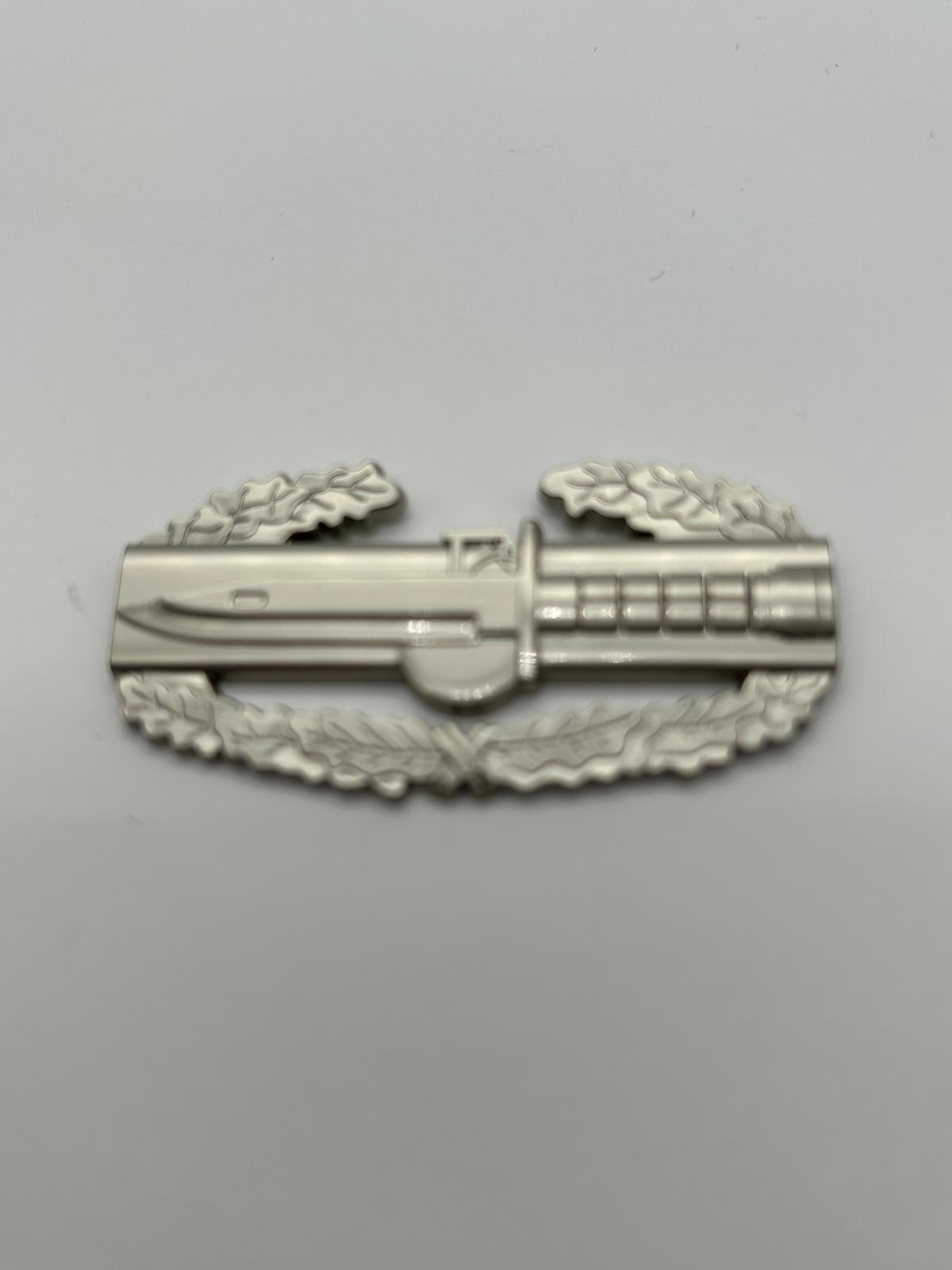 X-Large Combat Action Badge 2 3/4" Lapel-Hat Pin | Military Hats & Pins