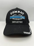 US Army Combat Infantry Hat Army Black Hat Army Baseball Cap