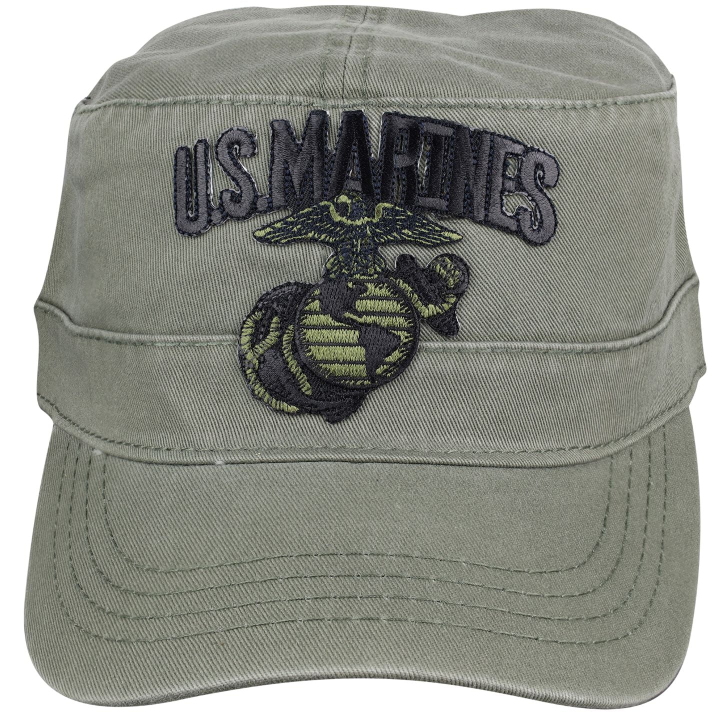 US Marine Corps Military Cap - Embroidered Logo, One Size Cap | Military Hats & Pins