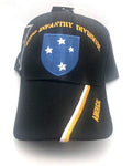 23rd Infantry Division Army Cap - Black, Adjustable One Size Cap | Military Hats & Pins