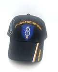 US Army 5th Infantry Division "Pathfinder"  Military Cap - Black, Embroidered Logo, Adjustable One Size Cap | Military Hats & Pins