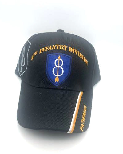 US Army 5th Infantry Division "Pathfinder"  Military Cap - Black, Embroidered Logo, Adjustable One Size Cap | Military Hats & Pins
