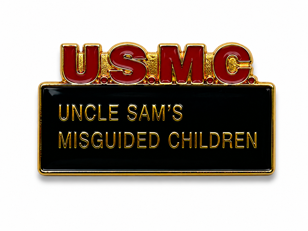 USMC Uncle Sam's Misguided Children Lapel-Hat Pin | Military Hats & Pins