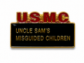 USMC Uncle Sam's Misguided Children Lapel-Hat Pin | Military Hats & Pins