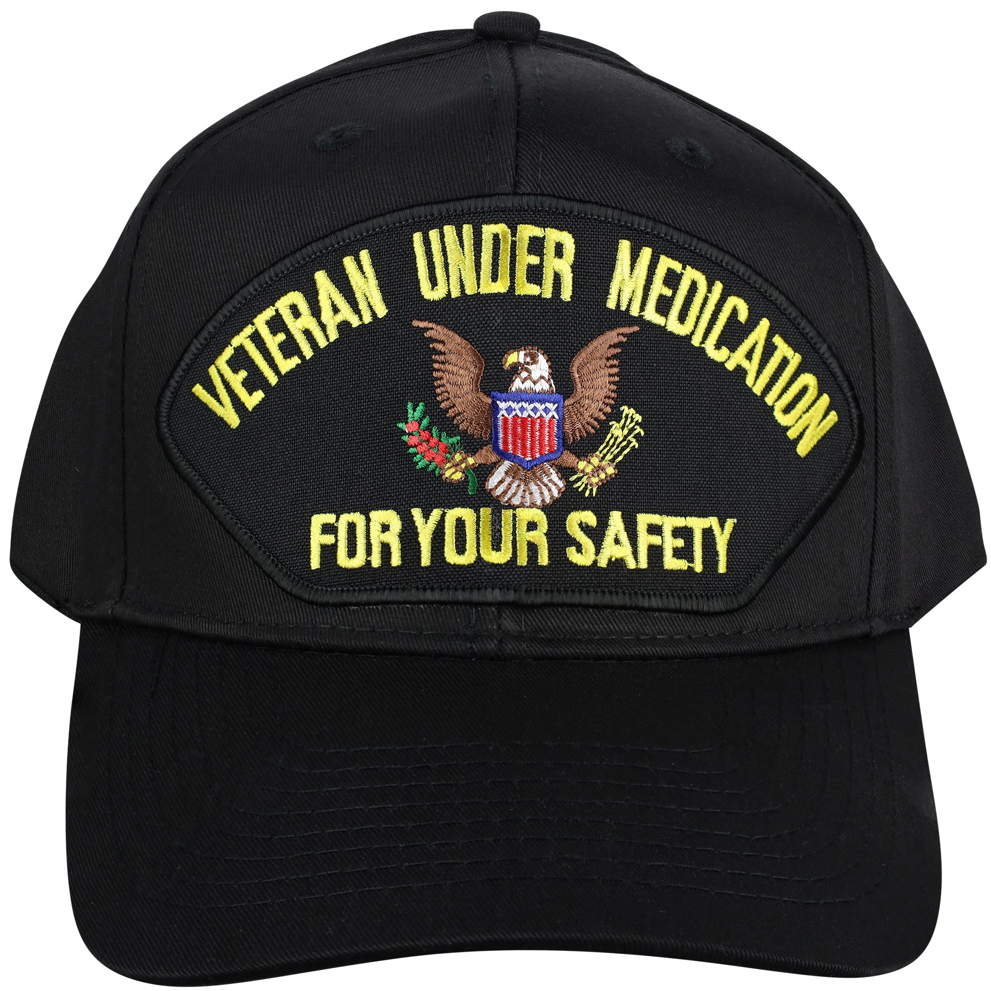 Cap - Embroidered Military Cap - Adjustable One Size | Military Hats & Pins