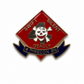 4th Recon Bn USMC Enamel Lapel-Hat Pin | Military Hats & Pins